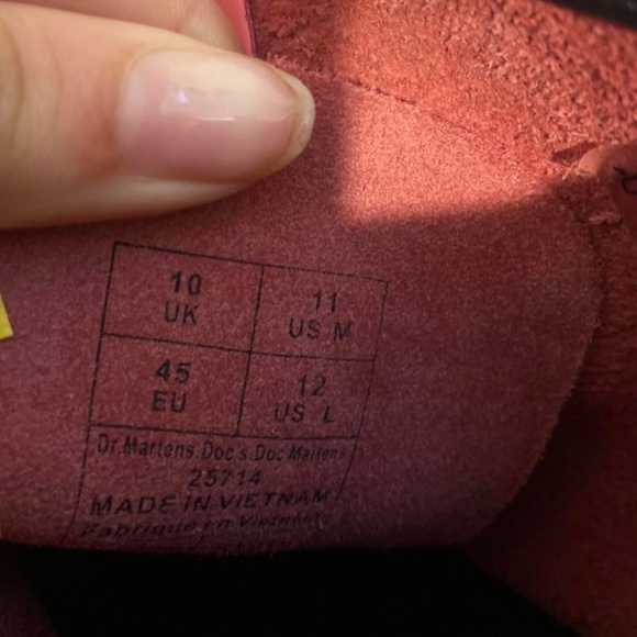 Doc Martens Boots- rare color! Melon pink - Picture 4 of 5